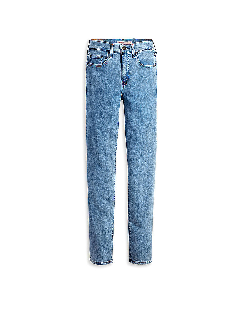 Jeans a vita alta Straight Fit 724 blu 30/L30