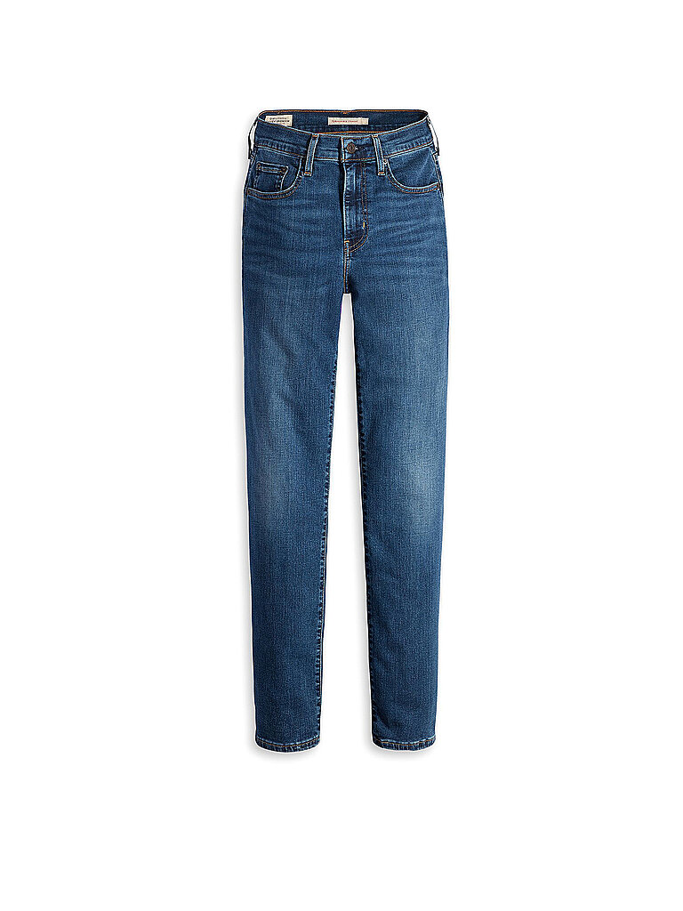 Jeans a vita alta, vestibilità dritta 724 blu 29/L34