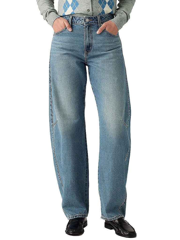 Jeans Balloon Fit BAGGY DAD BARREL EASY DAYS BAR blu 27/L30