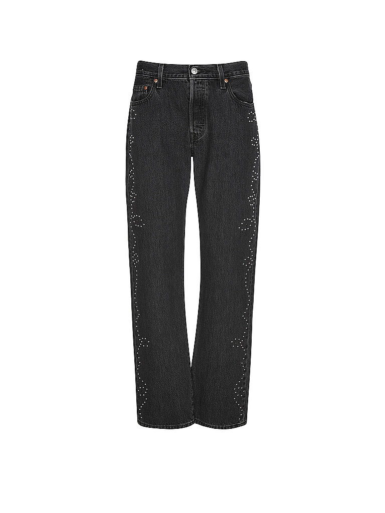 Jeans Mom Fit 501 90S BEJEWELED nero 30/L32