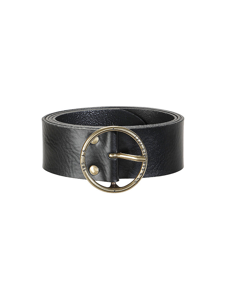 Cintura in pelle ATHENA CAVIAR TRICOT nero 80