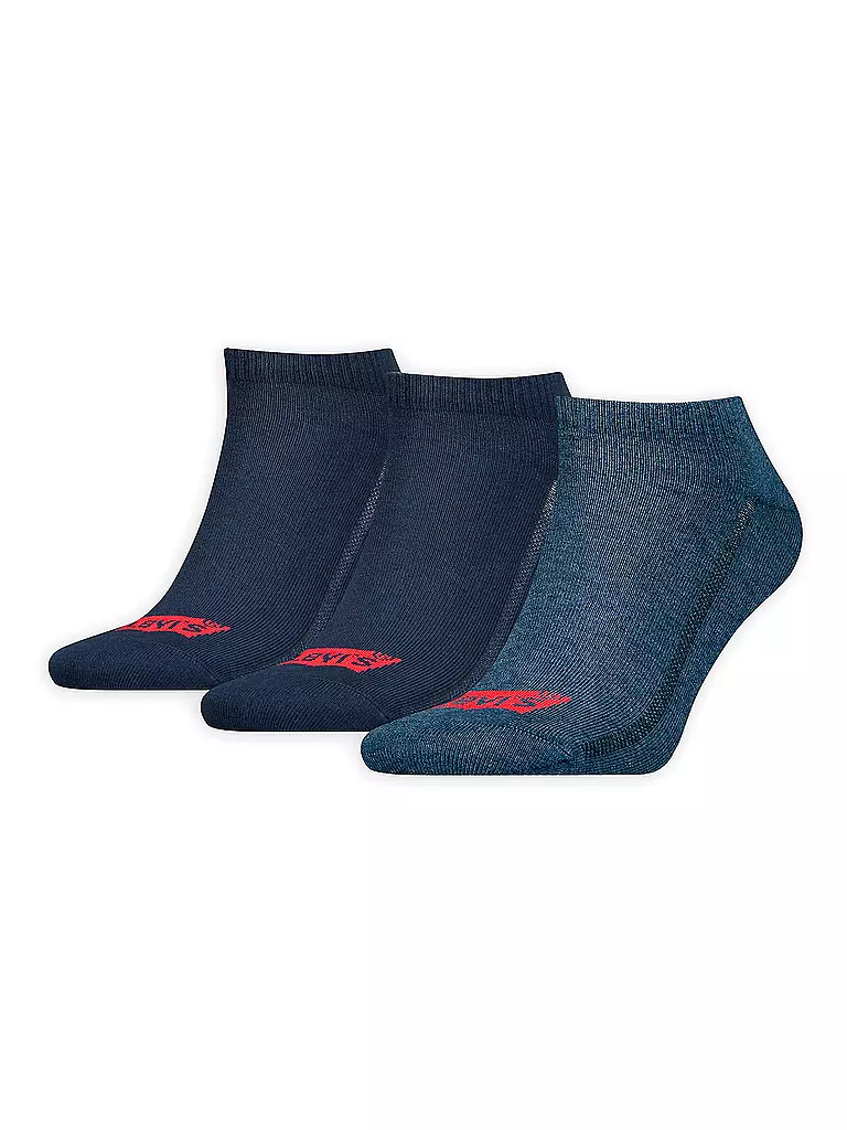 LEVI'S® | Calzini sneaker, confezione da 3, denim | Blu