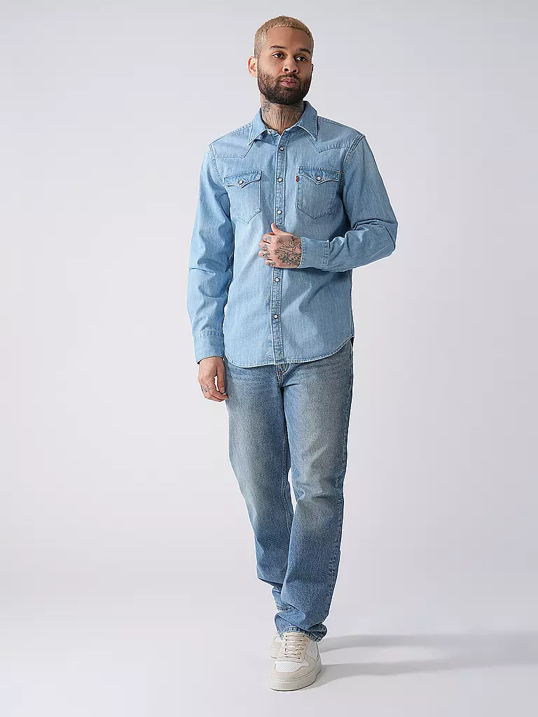 LEVI'S® | Camicia di jeans BARSTOW WESTERN | Blu chiaro