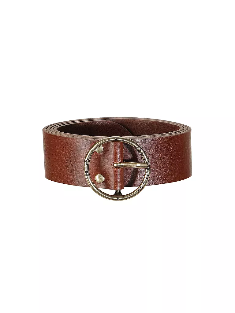 LEVI'S® | Cintura in pelle ATHENA CAVIAR TRICOT | Marrone