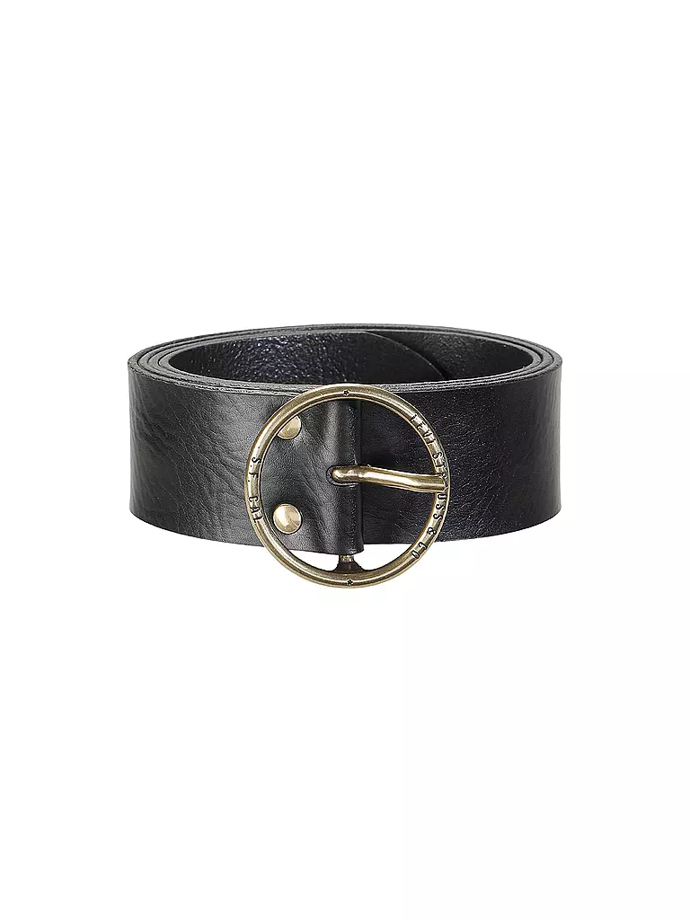 LEVI'S® | Cintura in pelle ATHENA CAVIAR TRICOT | Nero