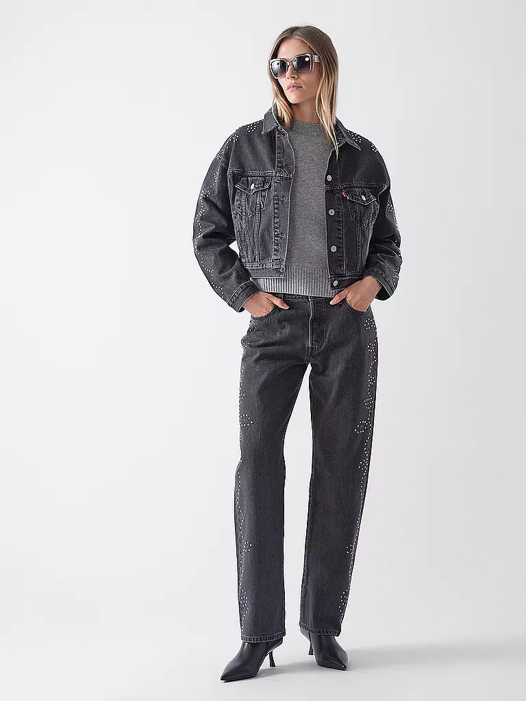 LEVI'S® | Giacca di jeans SHRUNKEN anni '90 | Nero
