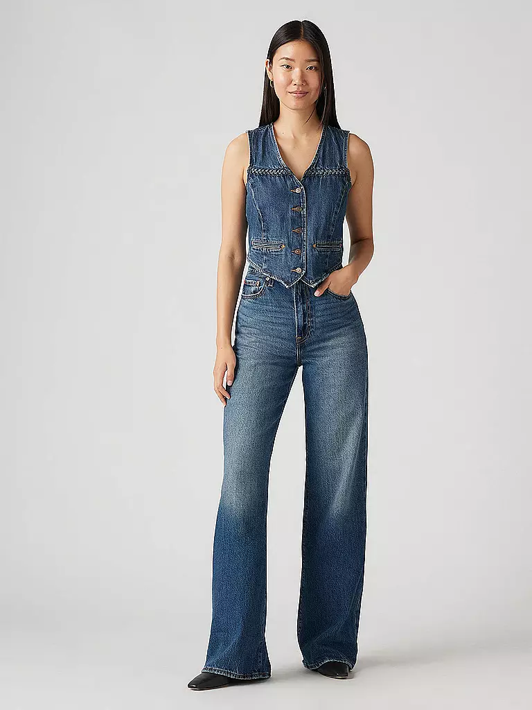 LEVI'S® | Jeans a gamba larga RIBCAGE | Blu scuro