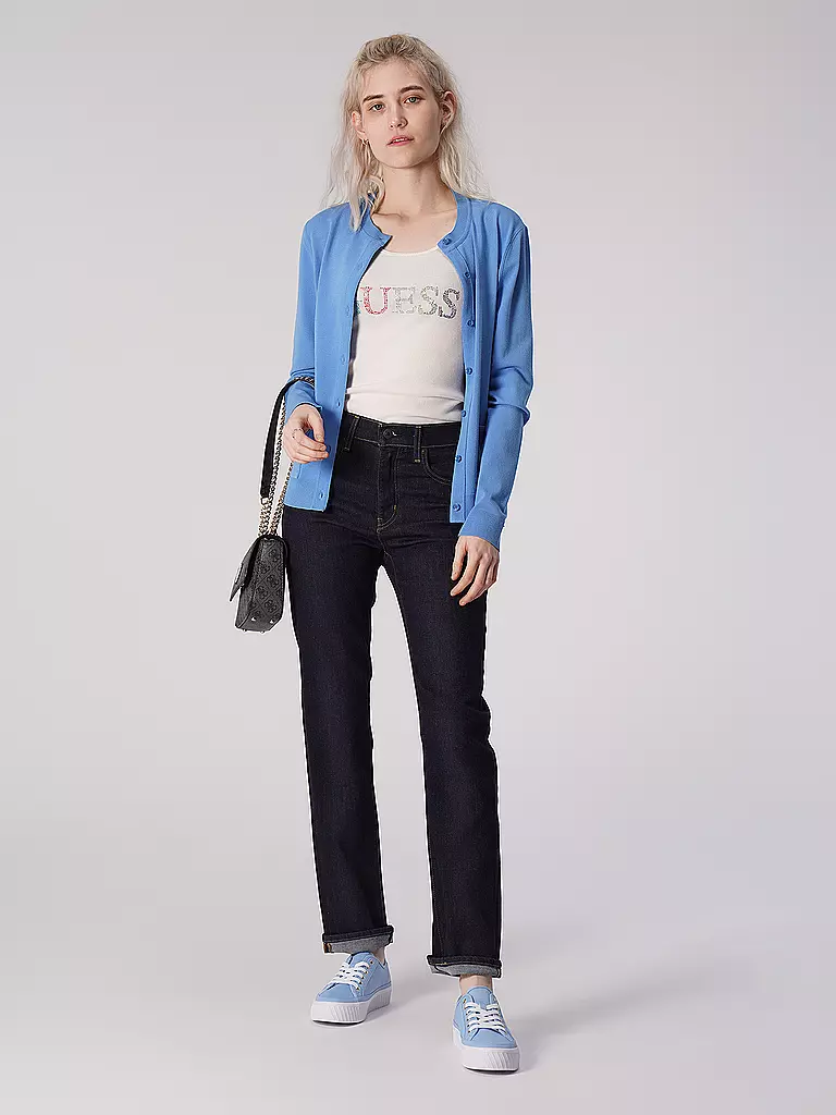 LEVI'S® | Jeans a vita alta con vestibilità dritta 724 | Blu scuro