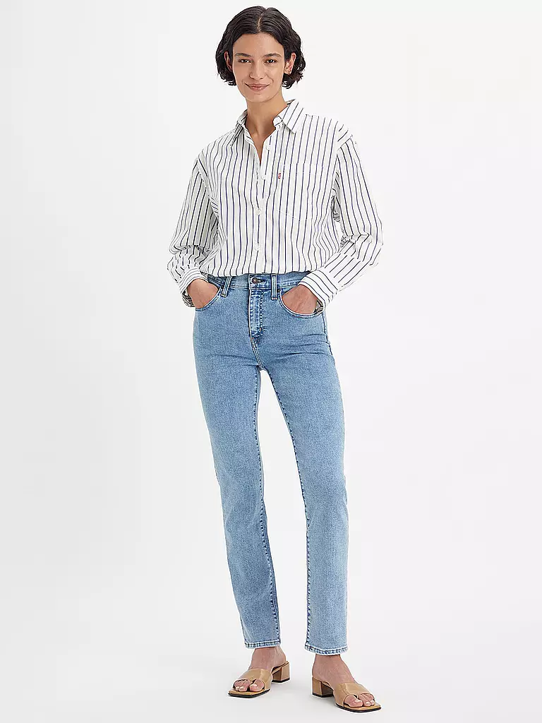 LEVI'S® | Jeans a vita alta Straight Fit 724 | Blu