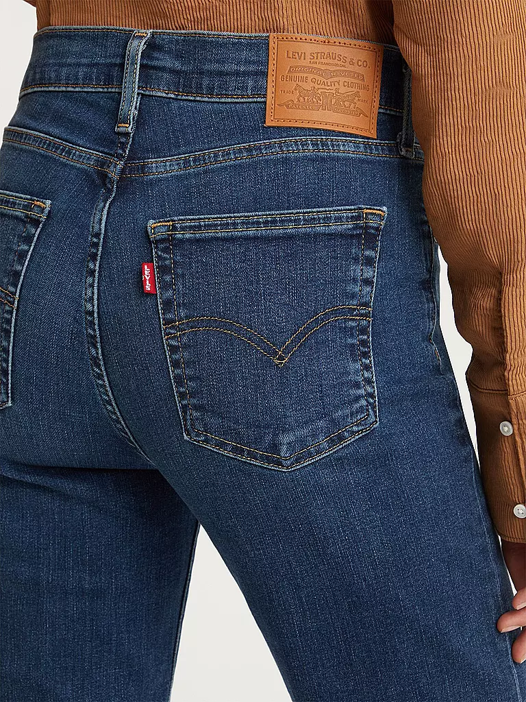 LEVI'S® | Jeans a vita alta Straight Fit 724 | Blu scuro