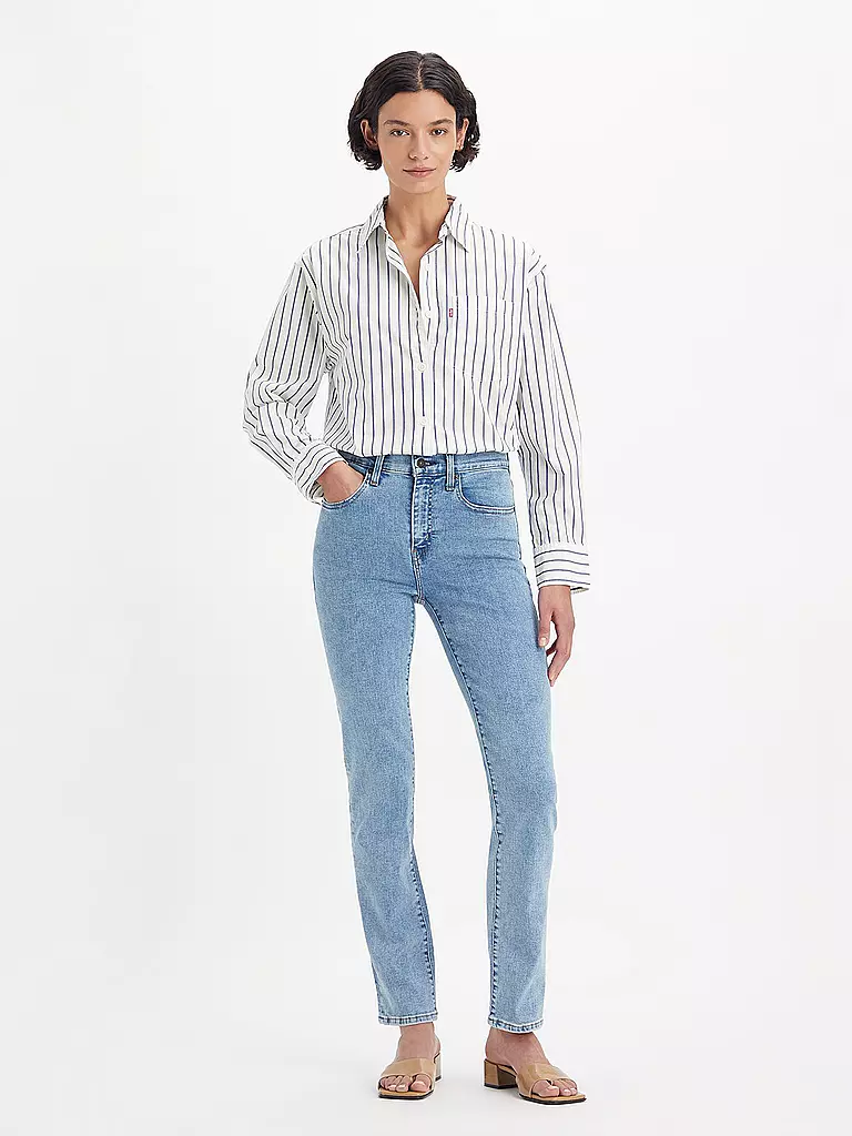 LEVI'S® | Jeans a vita alta Straight Fit 724 | Blu