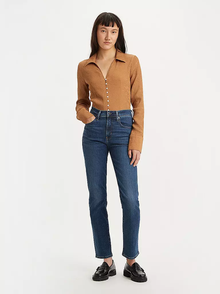 LEVI'S® | Jeans a vita alta Straight Fit 724 | Blu scuro