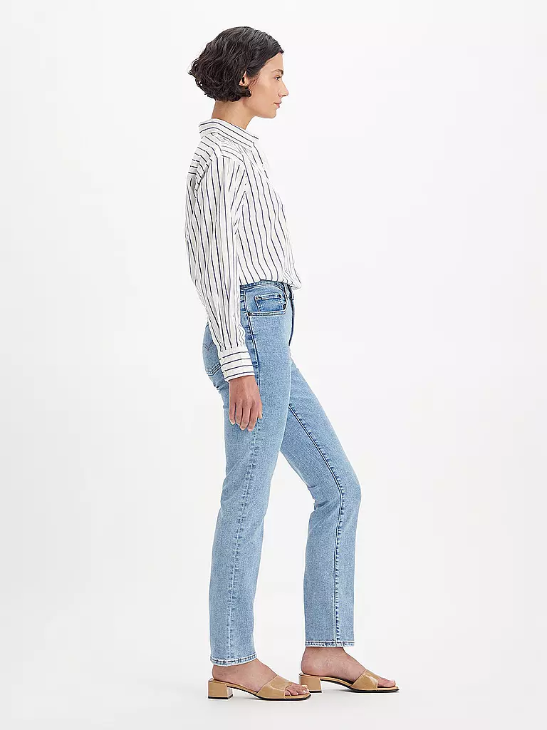 LEVI'S® | Jeans a vita alta Straight Fit 724 | Blu