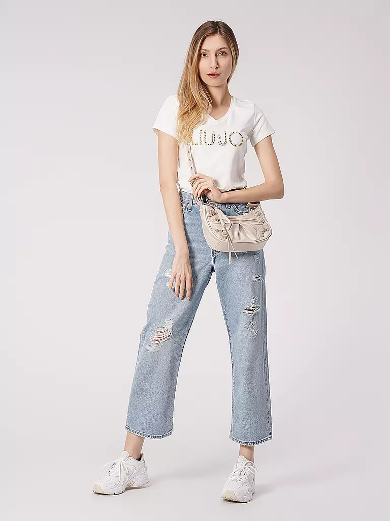 LEVI'S® | Jeans a vita alta Straight Fit 7/8 RIBCAGE STRAIGHT | Blu chiaro