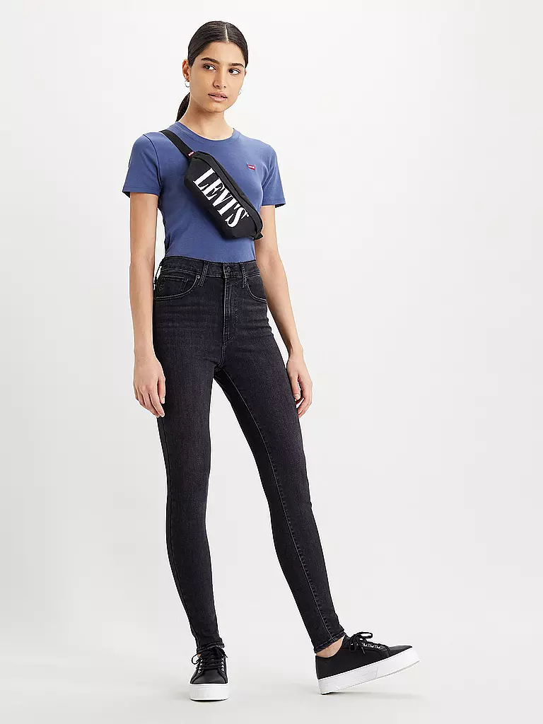 LEVI'S® | Jeans a vita alta super skinny fit MILE | Nero