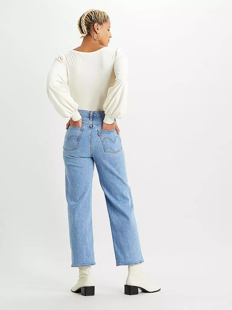 LEVI'S® | Jeans Straight Fit " Ribcage " 7/8 | Blu