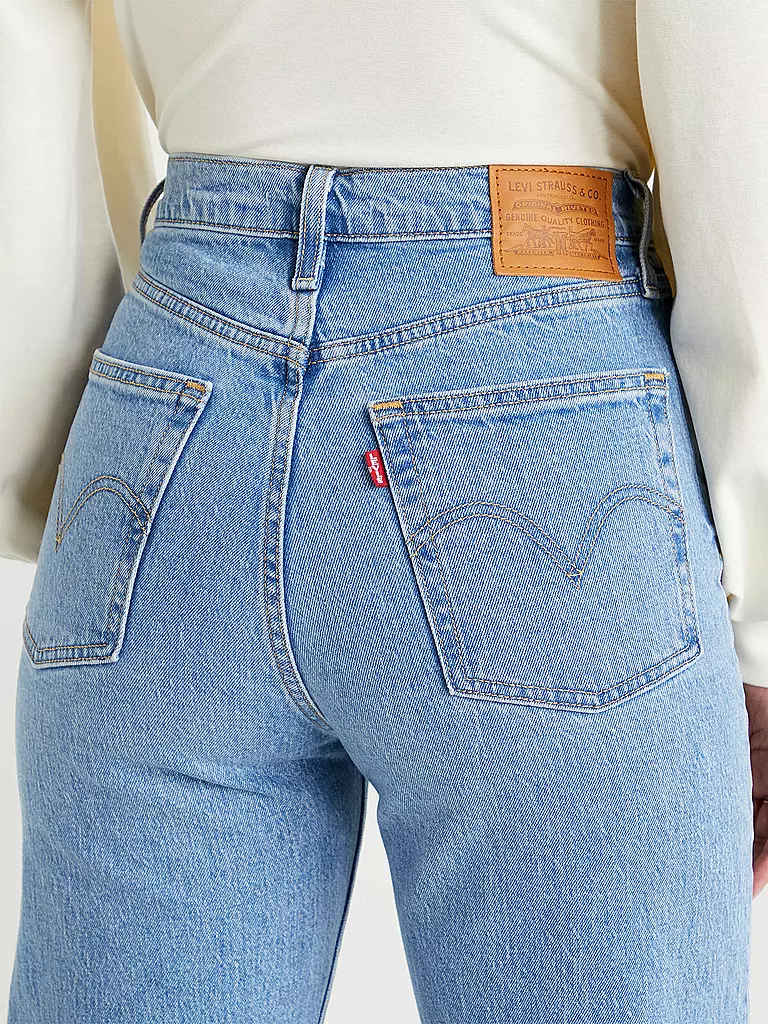 LEVI'S® | Jeans Straight Fit " Ribcage " 7/8 | Blu