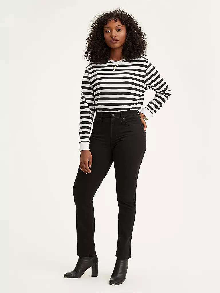 LEVI'S® | Jeans Straight Fit 724 a vita alta | Nero