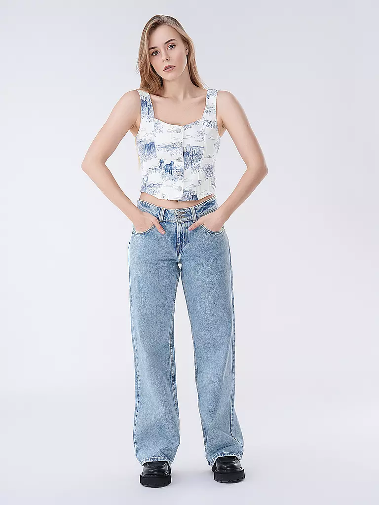 LEVI'S® | Jeans Straight Fit SUPERLOW THANK YOU VERY MUCH | Blu chiaro