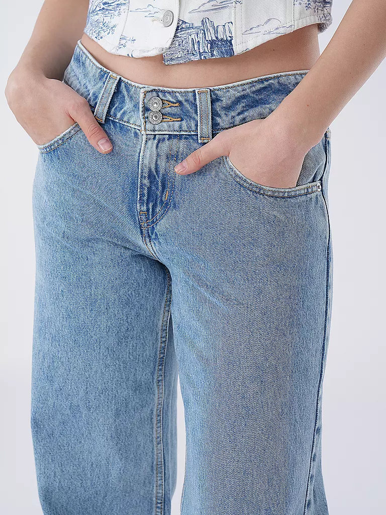 LEVI'S® | Jeans Straight Fit SUPERLOW THANK YOU VERY MUCH | Blu chiaro