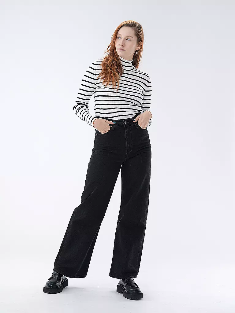 LEVI'S® | Jeans Wide Leg Fit RIBCAGE | Nero