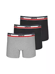LEVI'S® | Pantaloni, confezione da 3, nero/grigio mélange | Nero