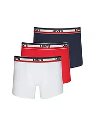 LEVI'S® | Pantaloni, confezione da 3, nero/grigio mélange | Bianco