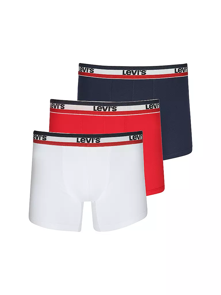 LEVI'S® | Pantaloni, confezione da 3, nero/grigio mélange | Bianco