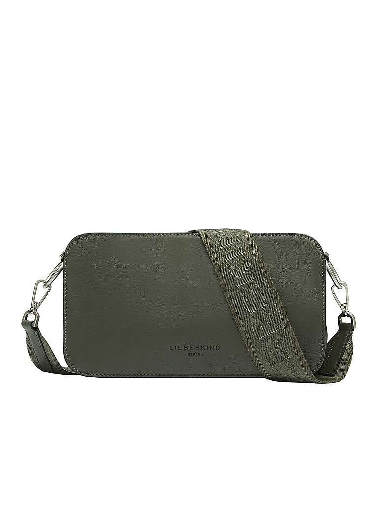 Borsa in pelle - Borsa a tracolla CLARICE Medium oliva