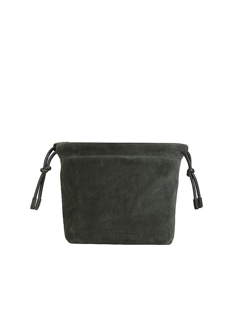Borsa in pelle - Bucket Bag LYA Small oliva