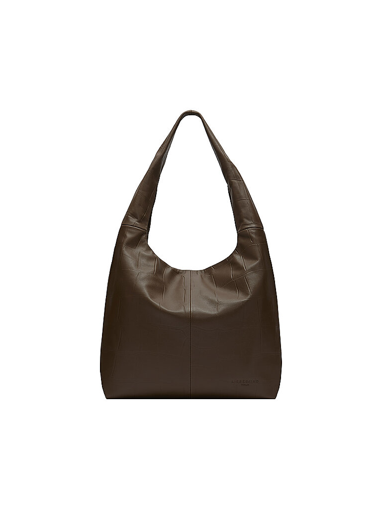 Borsa in pelle - Hobo MIRA Large marrone