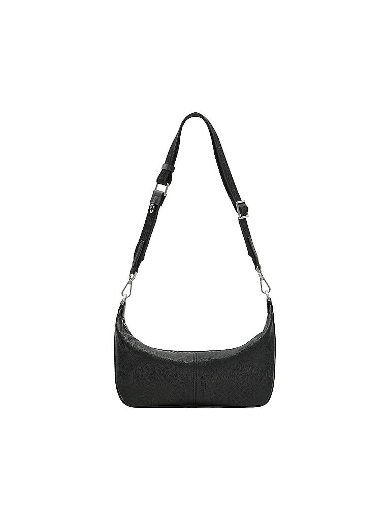 Borsa in pelle - Hobo Bag PARIS Small nero