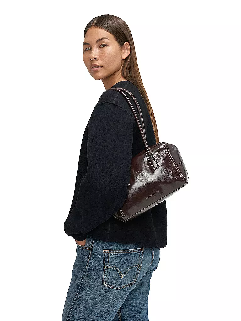 LIEBESKIND BERLIN | Borsa in pelle - Borsa a mano KAYLA Small | Rosso scuro