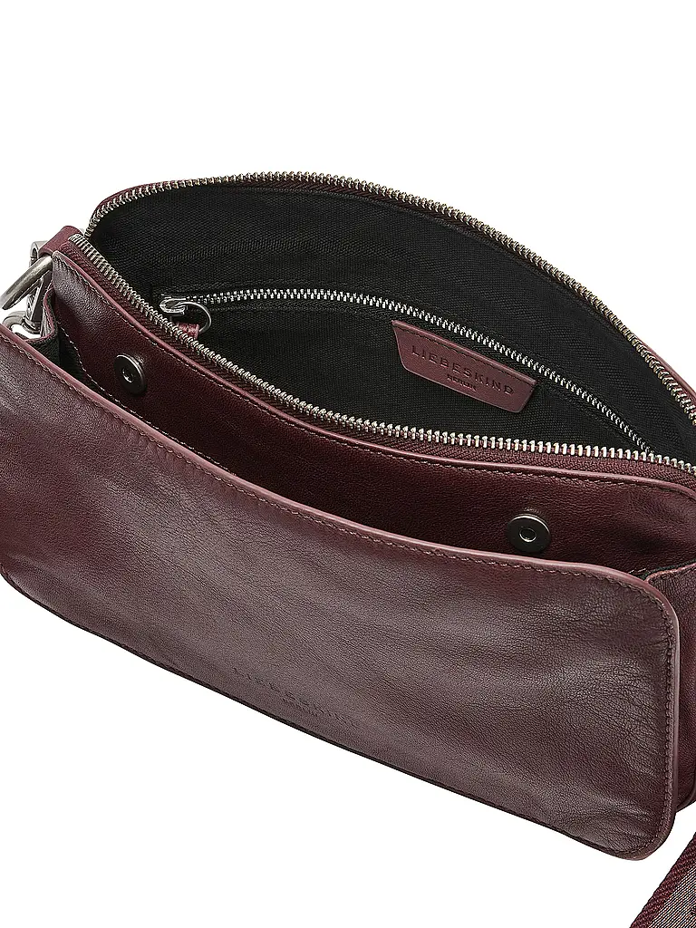 LIEBESKIND BERLIN | Borsa in pelle - Borsa a tracolla CLARICE Medium | Rosso scuro