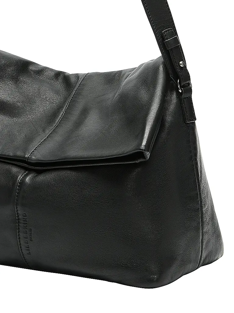 LIEBESKIND BERLIN | Borsa in pelle - Hobo Bag FIONA Medium | Nero