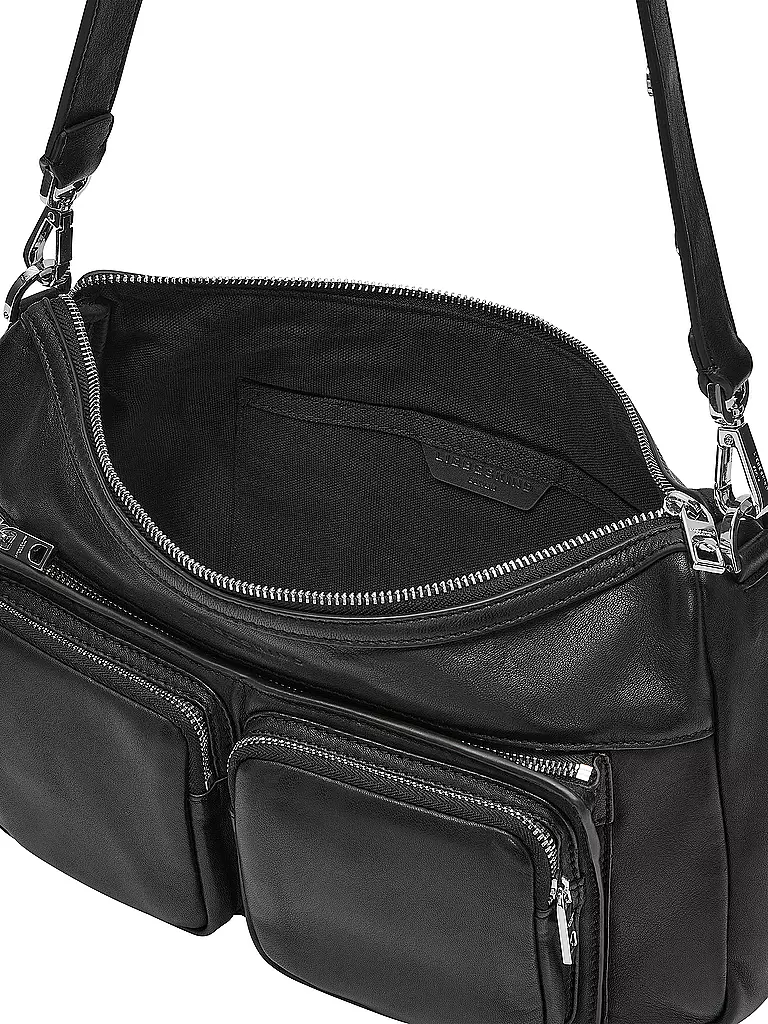 LIEBESKIND BERLIN | Borsa in pelle - Hobo Bag MAIA Medium | Nero