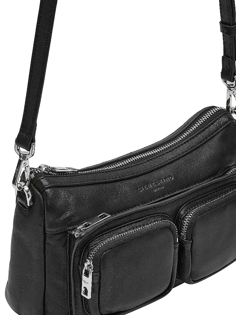 LIEBESKIND BERLIN | Borsa in pelle - Hobo Bag MAIA Small | Nero