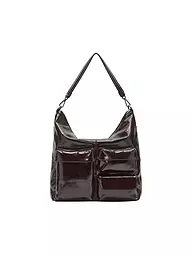 LIEBESKIND BERLIN | Borsa in pelle - Hobo Bag Medium | Rosso scuro