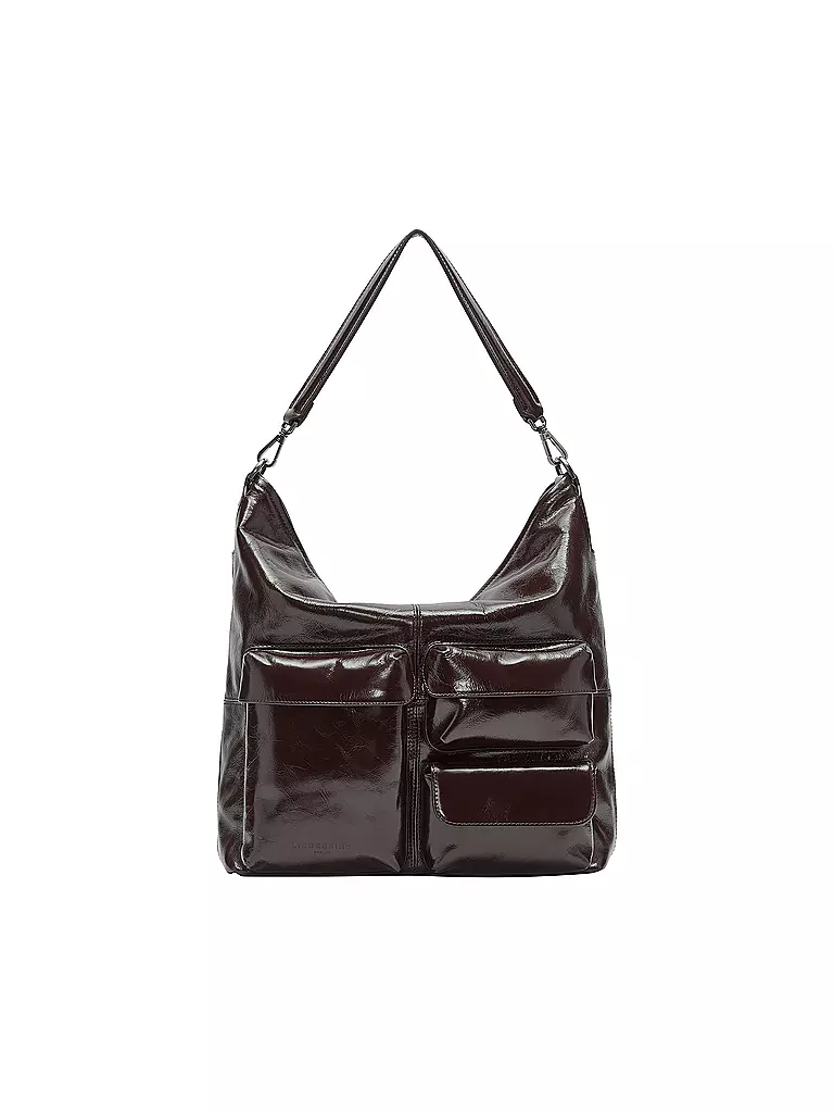LIEBESKIND BERLIN | Borsa in pelle - Hobo Bag Medium | Rosso scuro