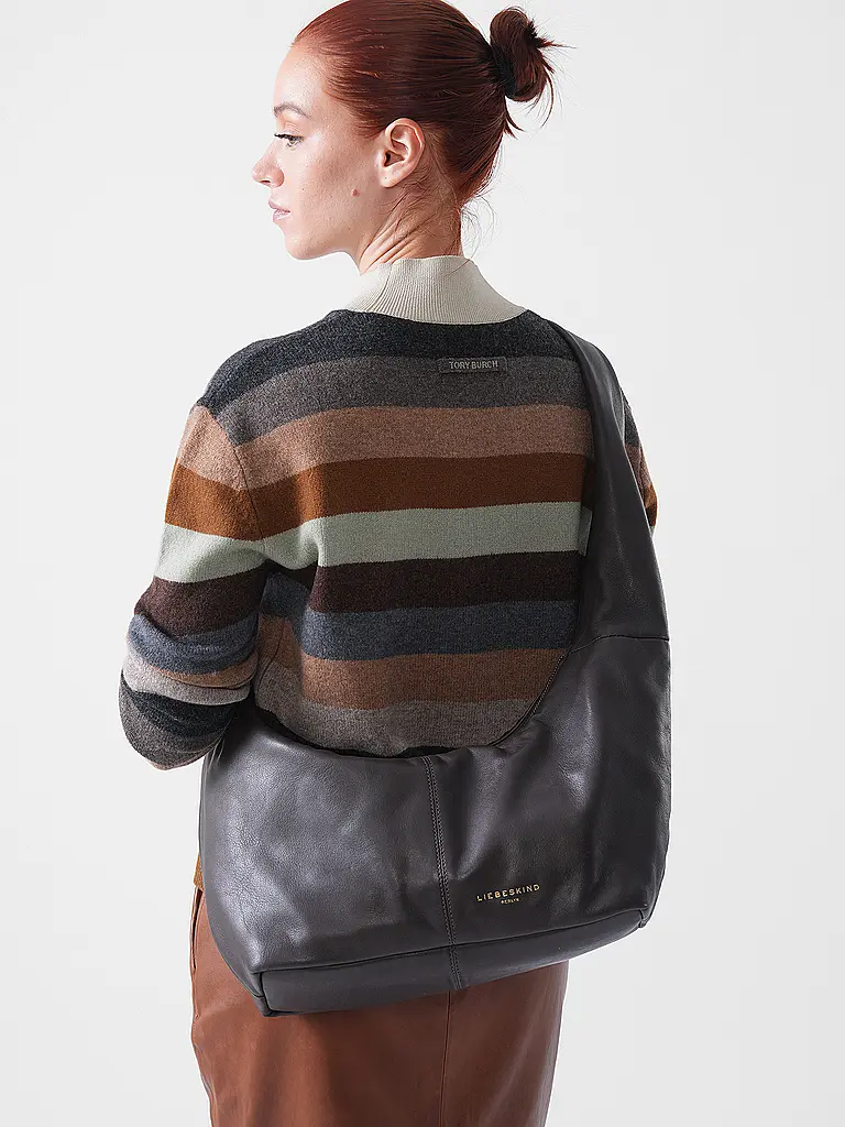 LIEBESKIND BERLIN | Borsa in pelle - Hobo Bag Medium | Marrone