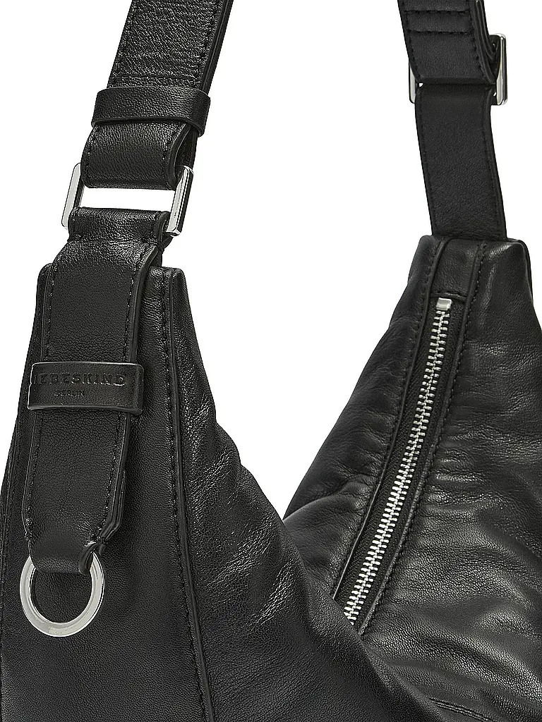 LIEBESKIND BERLIN | Borsa in pelle - Hobo Bag MOON Small | Nero