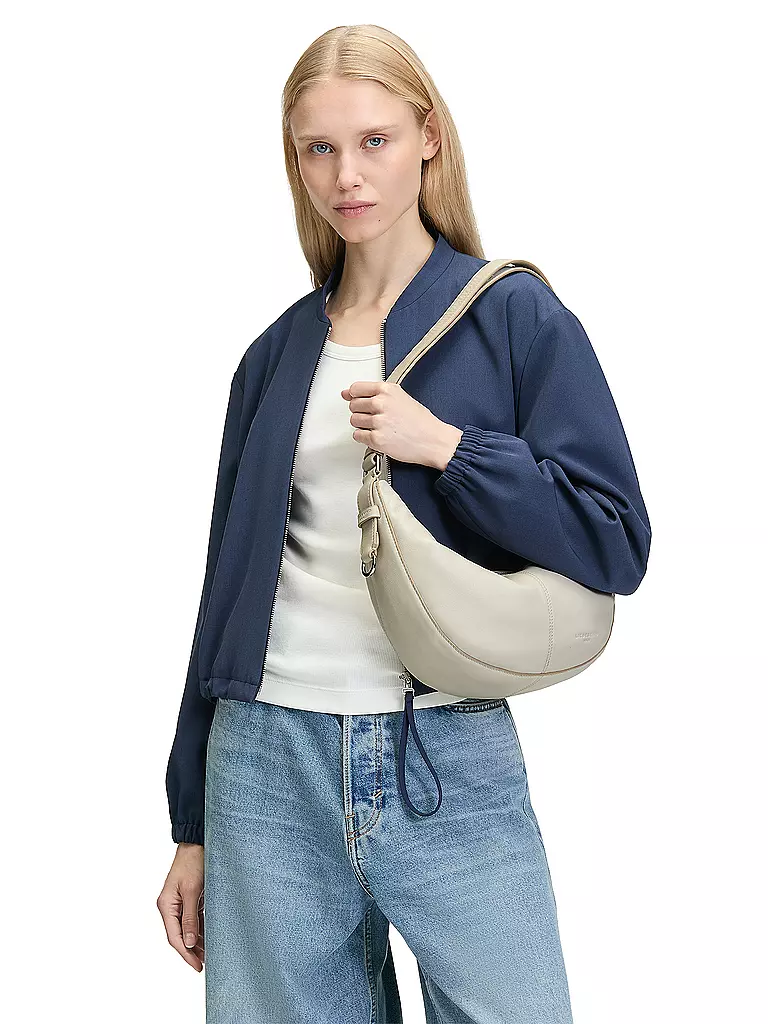 LIEBESKIND BERLIN | Borsa in pelle - Hobo Bag MOON Small | Beige