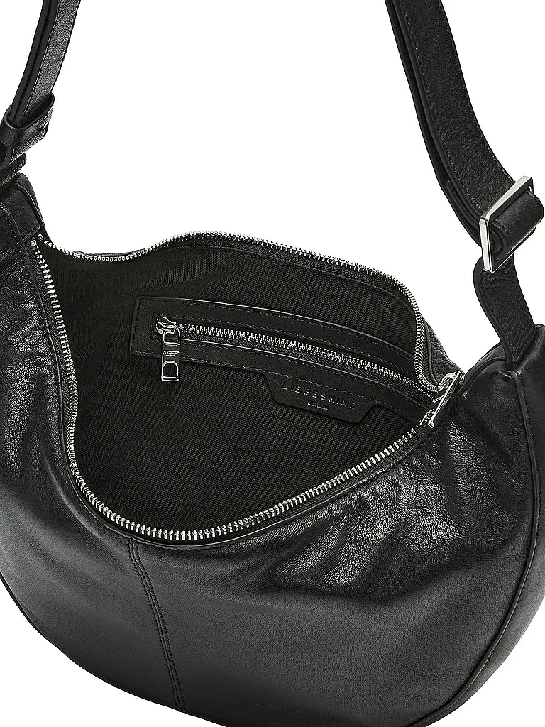 LIEBESKIND BERLIN | Borsa in pelle - Hobo Bag MOON Small | Nero