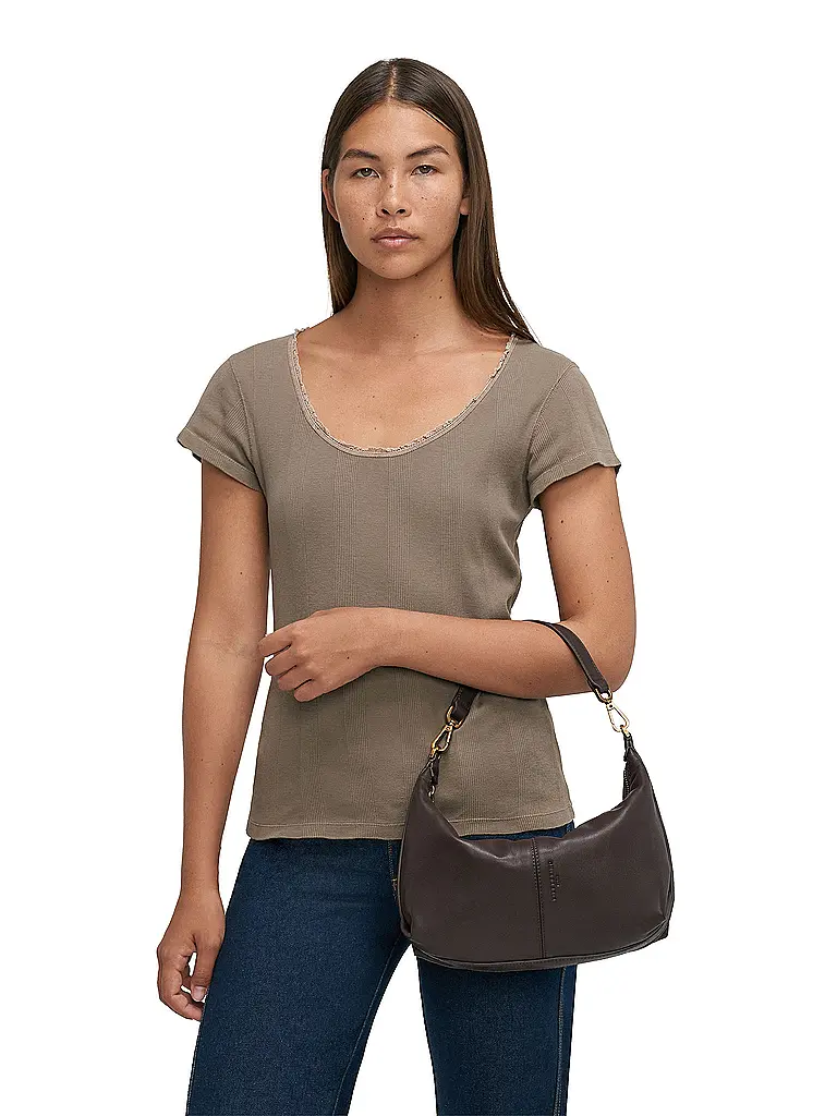 LIEBESKIND BERLIN | Borsa in pelle - Hobo Bag PARIS Small | Marrone
