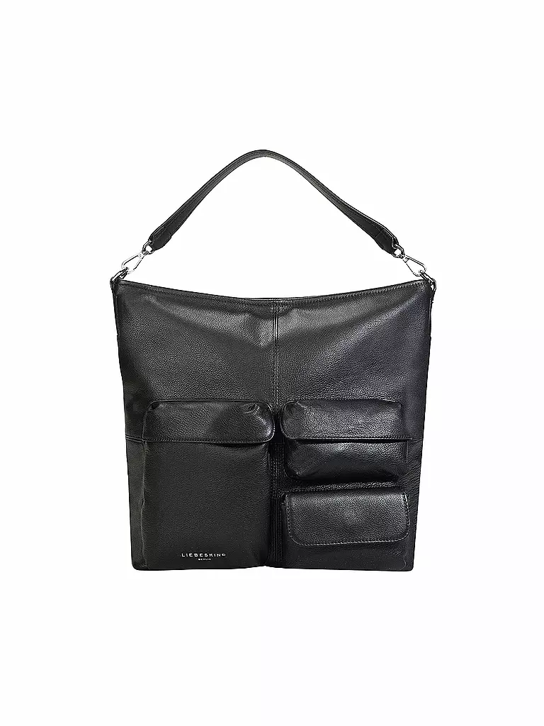 LIEBESKIND BERLIN | Borsa in pelle - Hobo Bag | Nero