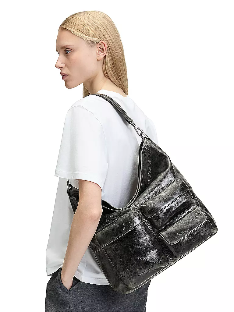 LIEBESKIND BERLIN | Borsa in pelle - Hobo Medium | Nero