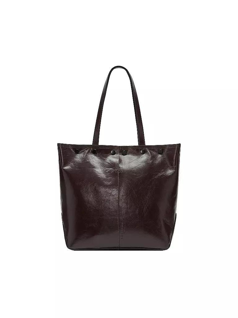 LIEBESKIND BERLIN | Borsa in pelle - Shopper RIVE Large | Rosso scuro