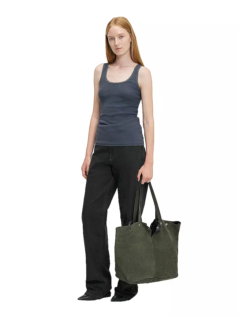 LIEBESKIND BERLIN | Borsa in pelle - Shopper RIVE Large | Oliva