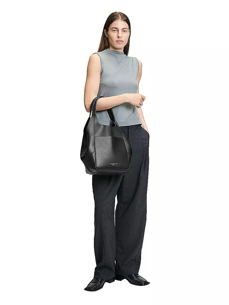 LIEBESKIND BERLIN | Borsa in pelle - Tote Bag LILLY Medium | Nero