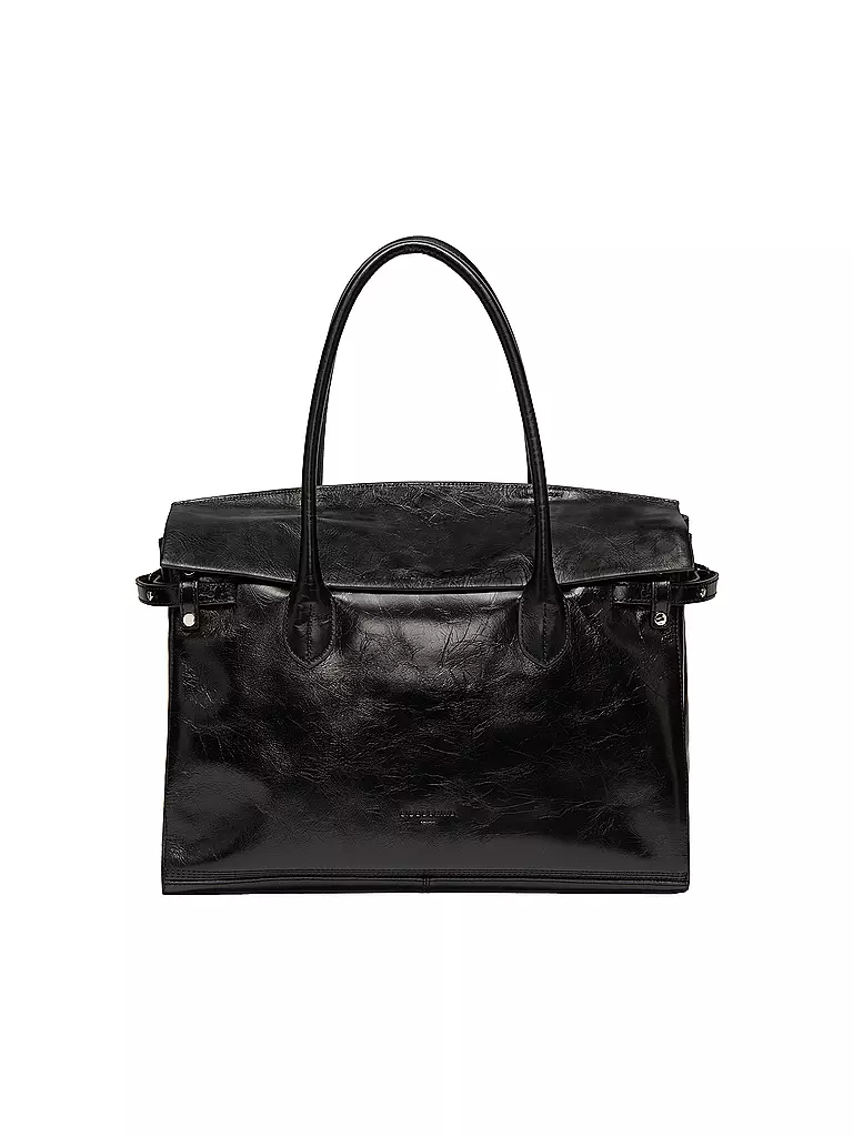 LIEBESKIND BERLIN | Ledertasche - Henkeltasche GLORIA SATCHEL Large | Nero